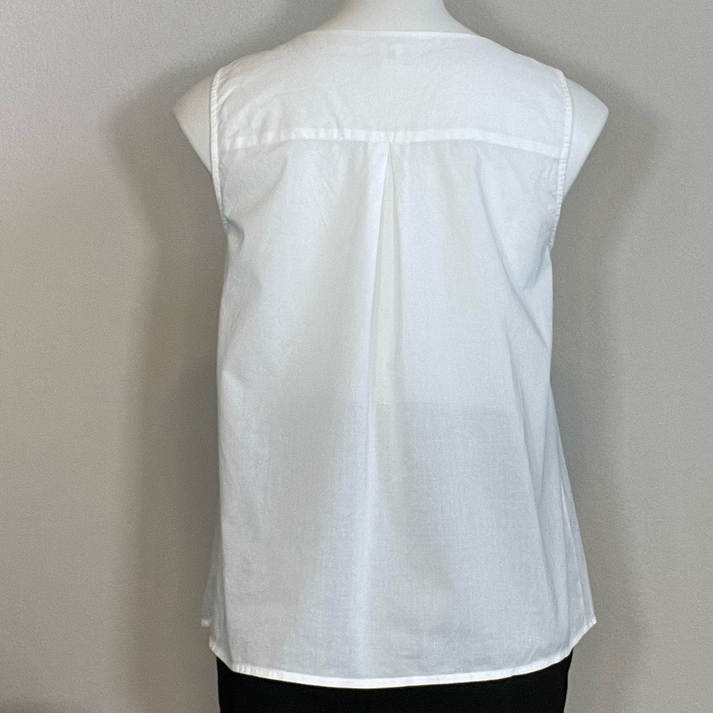 Gap Sleeveless Tank Blouse White Size XS / S - Picture 2 of 7